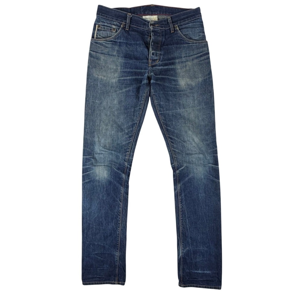 Raleigh Denim Jones White Oak Cone Denim Selvedge Jeans Mens 30x34 Medium Wash